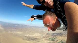 Sky diving in Las Vegas with SkyDive Las Vegas [upl. by Llennol]