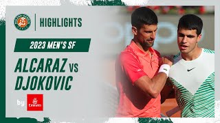 Djokovic vs Alcaraz Semifinal Highlights  RolandGarros 2023 [upl. by Kramnhoj]