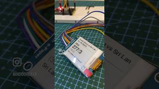 Playing with my new Epaper Display CWC23 arduino electronics [upl. by Neeka]