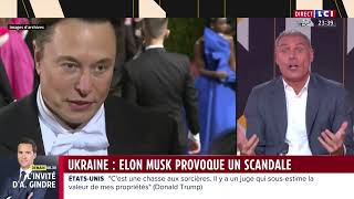 Guerre en Ukraine  Musk se moque de Zelensky et provoque un énorme scandale [upl. by Bobbe]