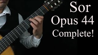 Fernando Sor  Opus 44  Complete [upl. by Hollister548]