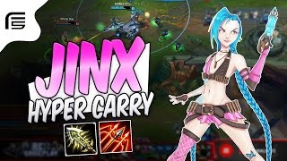 JINX HYPER CARRY  UM DOS ADC MAIS FORTES NO LATE 3w4rgQ [upl. by Renee]