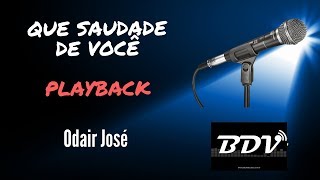 Que Saudade de Você  Odair José  Instrumental  Playback [upl. by Hodess619]