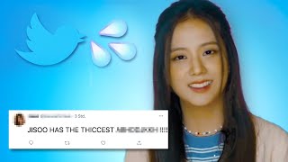 BLACKPINK Jisoo Reads Thirst Tweets [upl. by Angelita]