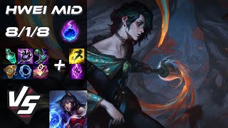 MID Hwei vs Ahri  EU Master Patch 1419 [upl. by Tarton]