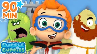 Bubble Guppies Escape Halloween Monsters 🧛 90 Minute Compilation  Dora amp Friends [upl. by Mallon]