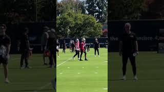 Back at 49ers practice on Tuesday LT Trent Williams  WR Brandon Aiyuk RB Christian McCaffrey [upl. by Quita]