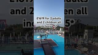 5 All Inclusive 2 adults and 2 children £161900 October Half Term maxeria turkey [upl. by Riaj]