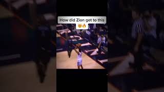 🤯 basketball bball nba hoops ballislife trending zionwilliamson zion block fyp [upl. by Alexandrina203]