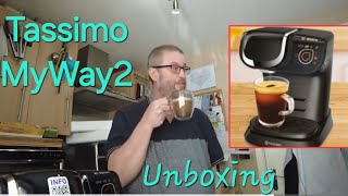 Another new coffee machine  What the  Tassimo MyWay 2 unboxing first use tassimo [upl. by Arten697]