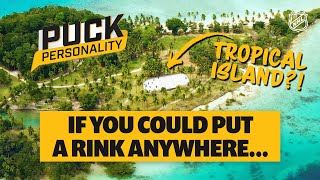 Where would YOU put a hockey rink 🏒🏝🗻 Puck Personality [upl. by Naujad128]