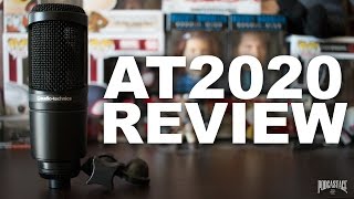 AudioTechnica AT2020 Cardioid Condenser Mic Review  Test [upl. by Dianemarie159]