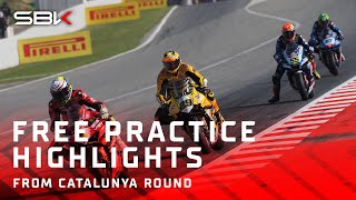 HIGHLIGHTS from Day 1 in Barcelona 💥  2024 CatalanWorldSBK 🏁 [upl. by Leagiba]