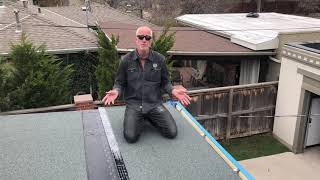 Denver Roofer install peel and stick or self adhered modified roof Patio flat roof [upl. by Audra796]