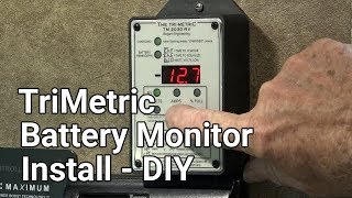 DIY  TriMetric Battery Monitor Install  Truck Camper Mod [upl. by Uwkuhceki]