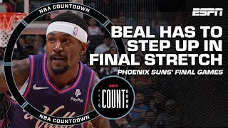 PHOENIX SUNS have a FORMIDABLE FINAL STRETCH 😳 Bradley Beals TIME TO SHINE  Perk  NBA Countdown [upl. by Lanette]