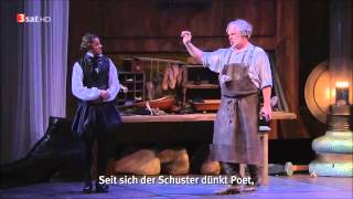 Meistersinger  Baritone Markus Werba as Sixtus Beckmesser [upl. by Flagler]