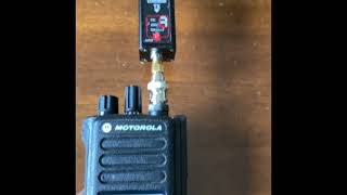 Power Testing the BNC Adapter for Motorola DP4400 DP4600 DP4800 XPR7350 XPR7550 Radios [upl. by Paza310]