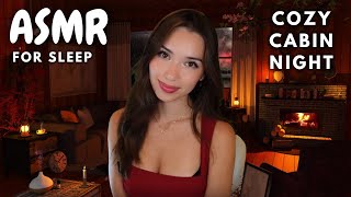 ASMR for Sleep ♡ Cozy Cabin Night Twitch VOD [upl. by Eeznyl]