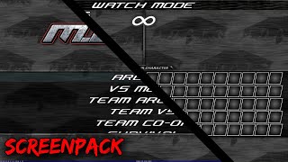 Mugen screenpack Mugen 11 Dark Theme V2 OpenGL [upl. by Jordana597]