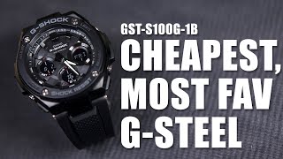 CHEAPEST BUT MOST FAVORITE  GSHOCK GSTEEL GSTS100G1B  UNBOXING amp SPEC [upl. by Singhal693]