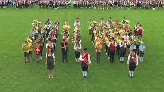 Das Bezirksjugendorchester LinzLand beim Bezirksmusikfest 2018 in Ansfelden [upl. by Burn]