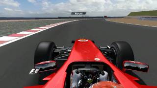 Circuito de Navarra Los Arcos Onboard Lap F1 Ferrari [upl. by Onailil]