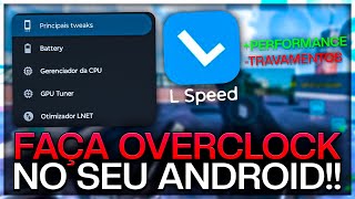 COMO AUMENTAR A PERFORMANCE ATRAVÉS DO APLICATIVO LSPEED PARA TODOS OS JOGOS 📲 MÁXIMO FPS GFX TOOL 😱 [upl. by Shere]