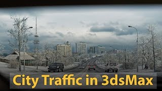 How to use City Traffic in 3dsMax  Tips amp Tricks [upl. by Beverie]