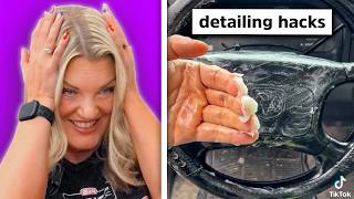 Car Detailers React To Horrible DIY Detailing Hacks [upl. by Joceline]