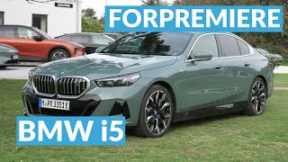 Forpremiere BMW i5 [upl. by Suoirrad]