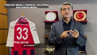 Kışlasız Bedelli Askerlik Teklifinde Son Durum Nedir [upl. by Cyd]