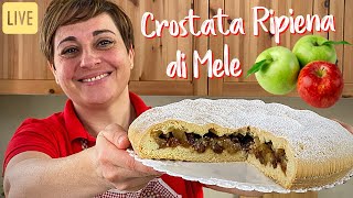 🍎 CROSTATA RIPIENA DI MELE 🍎 Ricetta in Diretta con Benedetta [upl. by Baptist]