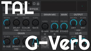 GVerb by TAL Software No Talking [upl. by Lanita169]