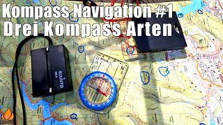 Kompass Arten  Kompass Navigation 1 BushcraftBasiswissen [upl. by Reitrac]