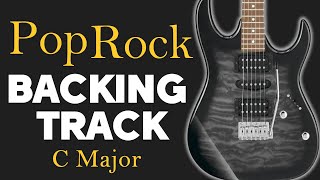 C Major Backing Track  Pop Rock  Easy Jam [upl. by Eihcra]