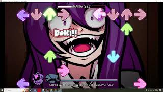 FNF Doki Doki Takeover – Bad Ending Mod full [upl. by Glynias]