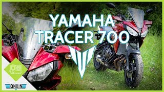 ESSAI MOTO  YAMAHA TRACER 700 A2 2017 [upl. by Yroc]