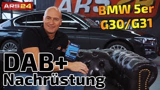 DAB im BMW 5er G30G31 nachrüsten  Dension DABU Adapter [upl. by Barnard]