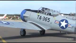 T6 Texans Osceola Air Show [upl. by Enirok]