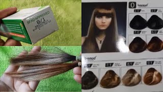 Bremod Light Ash Blond foil highlights  Bremod Ash Green hair Colour [upl. by Nossaj794]