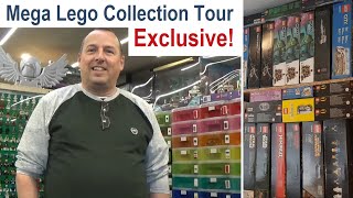 Mega Private Lego Collection Tour Exclusive look around a Lego fans amazing collection of rare Lego [upl. by Enaerb]