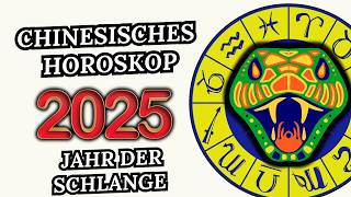 CHINESISCHES JAHRESHOROSKOP FÜR DAS JAHR 2025 Erwarte Wunder [upl. by Esinert406]