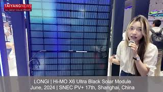 LONGi Speaks About Its Solar PV Products To TaiyangNews At SNEC [upl. by Bever476]