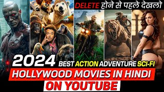 Top 10 New Action amp SciFi Hollywood Movies on YouTube In Hindi  2024 Hollywood Movies in Hindi [upl. by Beedon]