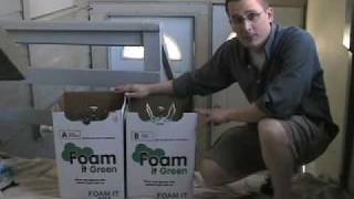 Polyurethane Spray Foam Insulation Foam It 602 Demo [upl. by Symons]