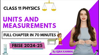 Units and measurements one shot  11 physics Chapter no 1 [upl. by Vassaux]