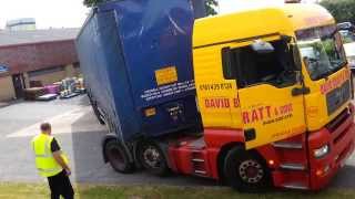 Lorry driver turn fail [upl. by Aisanat237]