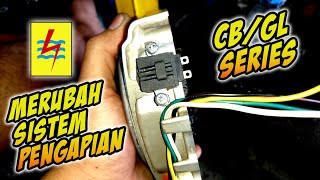 Tutorial Lengkap Merubah Sistem Pengapian CB  GL Series [upl. by Nelaf]