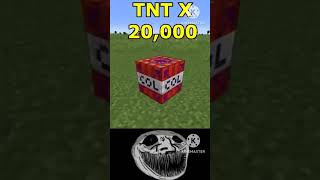 1000 TNT V 10000 TNT music phonk minecraft trollface shortsfeed [upl. by Nylcaj126]